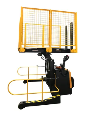 Vestil PI-P-SL-3276-PRSR portable pallet inverter shown from an alternate angle