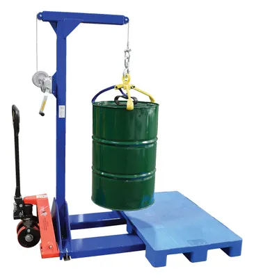 Vestil PJ-LIFT pallet truck hoist shown from an alternate angle