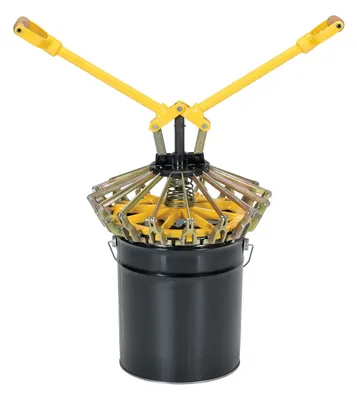 Vestil PLC-5 steel pail lid closing tool shown from an alternate angle