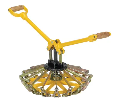 Vestil PLC-5 steel pail lid closing tool shown from an alternate angle