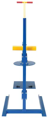 Vestil PLC-P-FM pail lid closing press shown from an alternate angle