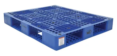 Vestil High Density Polyethylene Pallet 39-3/8 In. x 47-3/8 In. x 6 In. 8000 Lb. Capacity Blue