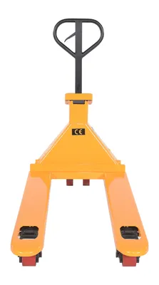 Vestil PM-2748-SCL-LP-E pallet trucks with digital scale shown from an alternate angle