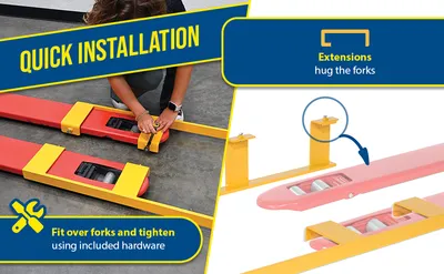 Vestil PM-FE-7-48 pallet master fork extension feature highlights