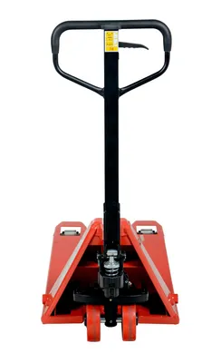Vestil PM2-2044-SLP super low profile pallet truck shown from an alternate angle