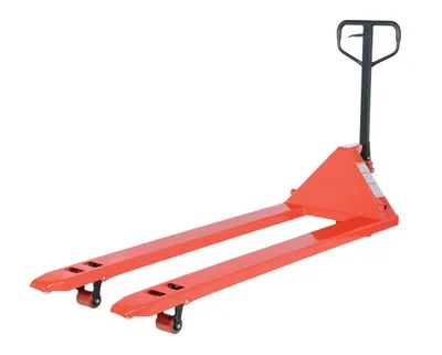 Vestil PM4-2772 full featured pallet truck shown from an alternate angle