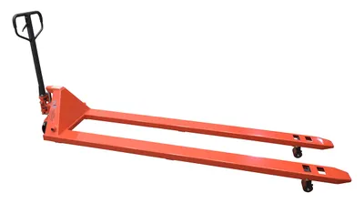 Vestil PM4-2796 full featured pallet truck shown from an alternate angle