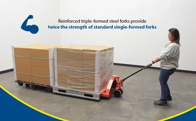 Vestil PM4-2796 full featured pallet truck feature highlights