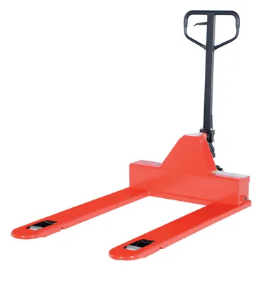 Vestil PM4-3348-LP low profile pallet truck shown from an alternate angle