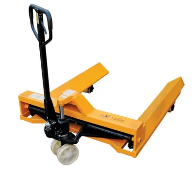 Vestil PM4-4548-RL roll pallet truck shown from an alternate angle