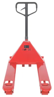 Vestil PM5-2742 full featured pallet truck shown from an alternate angle