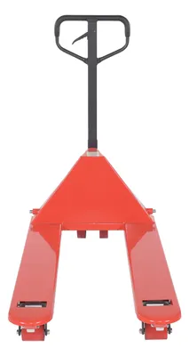 Vestil PM5-2748 full featured pallet truck shown from an alternate angle