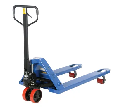 Vestil PM5-2748-QL quick lift pallet truck shown from an alternate angle