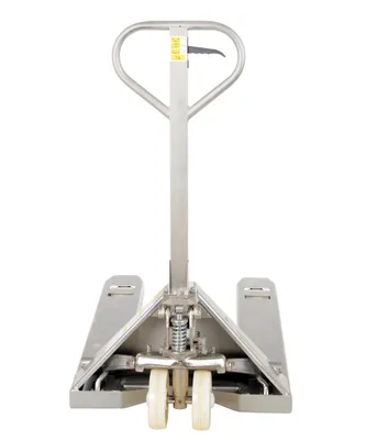 Vestil PM5-2748-SFF specialized pallet truck shown from an alternate angle