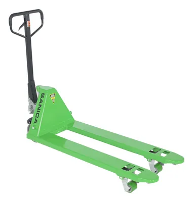 Vestil Steel Pegasolift Manual Pallet Truck 21-1/4 In. x 48 In. 5,500 Lb. Capacity Green