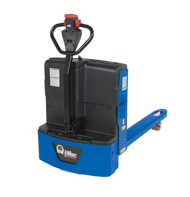 Vestil PMC-EPT-2745 electric pallet truck shown from an alternate angle