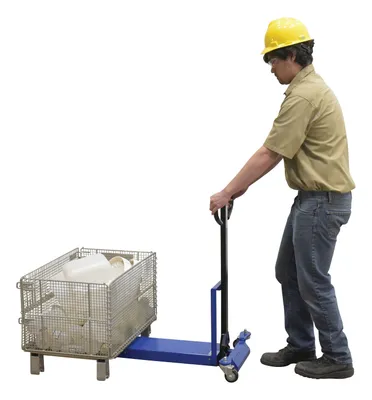 Vestil PMSF-M-400 pallet master single fork shown from an alternate angle