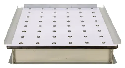 Vestil POPUP-4048 pop-up ball transfer platform shown from an alternate angle