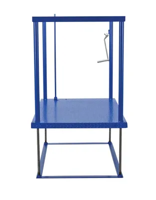 Vestil POS-3648 posi-crank worker platform shown from an alternate angle