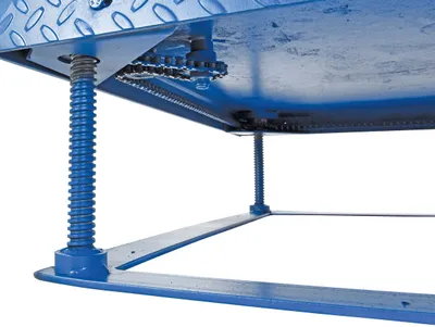 Vestil POS-3672 posi-crank worker platform shown from an alternate angle