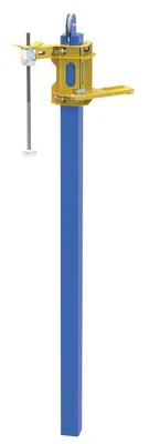 Vestil Steel Manual Mast Field Installed For POW-CAR Models Blue / Yellow