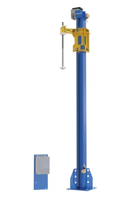 Vestil Factory Installed Steel Powered Mast Option For Low Profile Powered Carousel Blue / Yellow