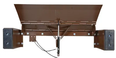Vestil PP-1572-36 edge-o-dock leveler shown from an alternate angle