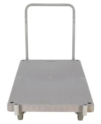 Vestil PPT-2-41 heavy-duty plastic platform truck shown from an alternate angle