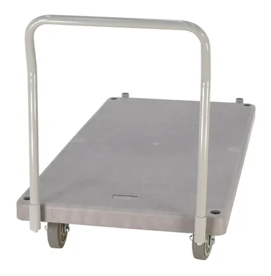 Vestil PPT-2-41 heavy-duty plastic platform truck shown from an alternate angle