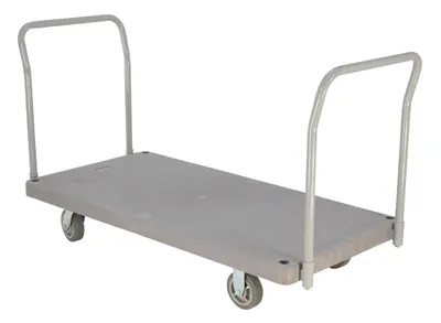 Vestil PPT-2-42 heavy-duty plastic platform truck
