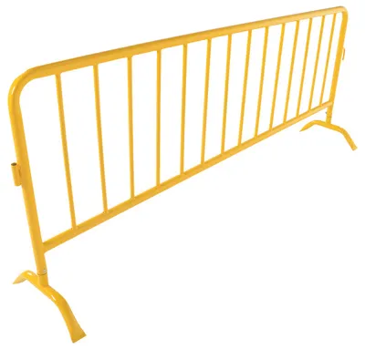 Vestil PRAIL-102-HD-Y crowd control interlocking barrier