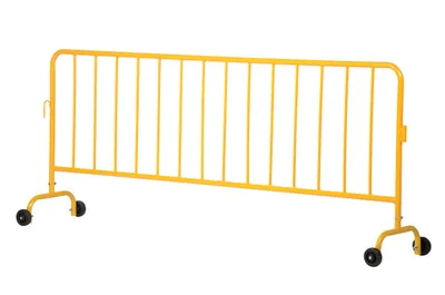Vestil PRAIL-102-HD-Y-WW crowd control interlocking barrier