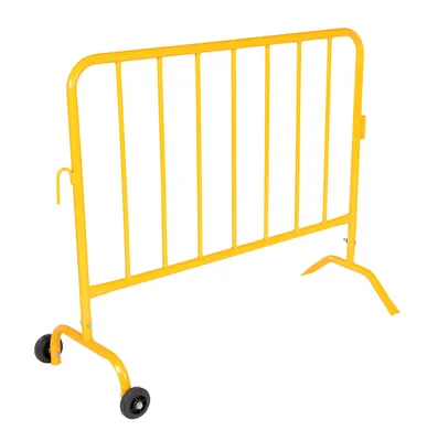 Vestil PRAIL-48-Y-W crowd control interlocking barrier