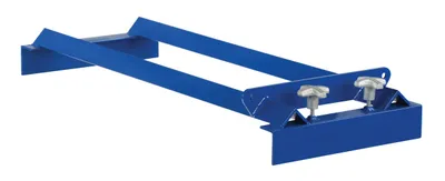 Vestil Steel Pallet Rack Drum Cradle 36-1/2 In. x 15-7/8 In. x 5-5/8 In. 800 Lb. Capacity Blue