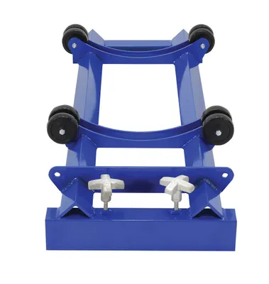 Vestil PRDC-42-R pallet rack drum cradle shown from an alternate angle