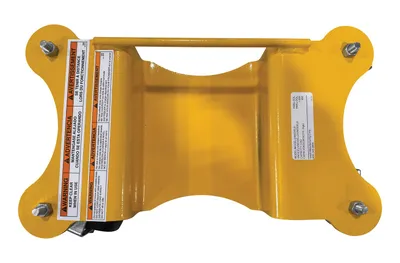 Vestil PRRJ-DOL pallet rack lifting dolly shown from an alternate angle