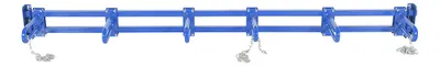 Vestil PRSR-96-5B vertical bar storage rack shown from an alternate angle
