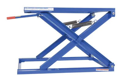 Vestil PS-4045 adjustable pallet stand shown from an alternate angle