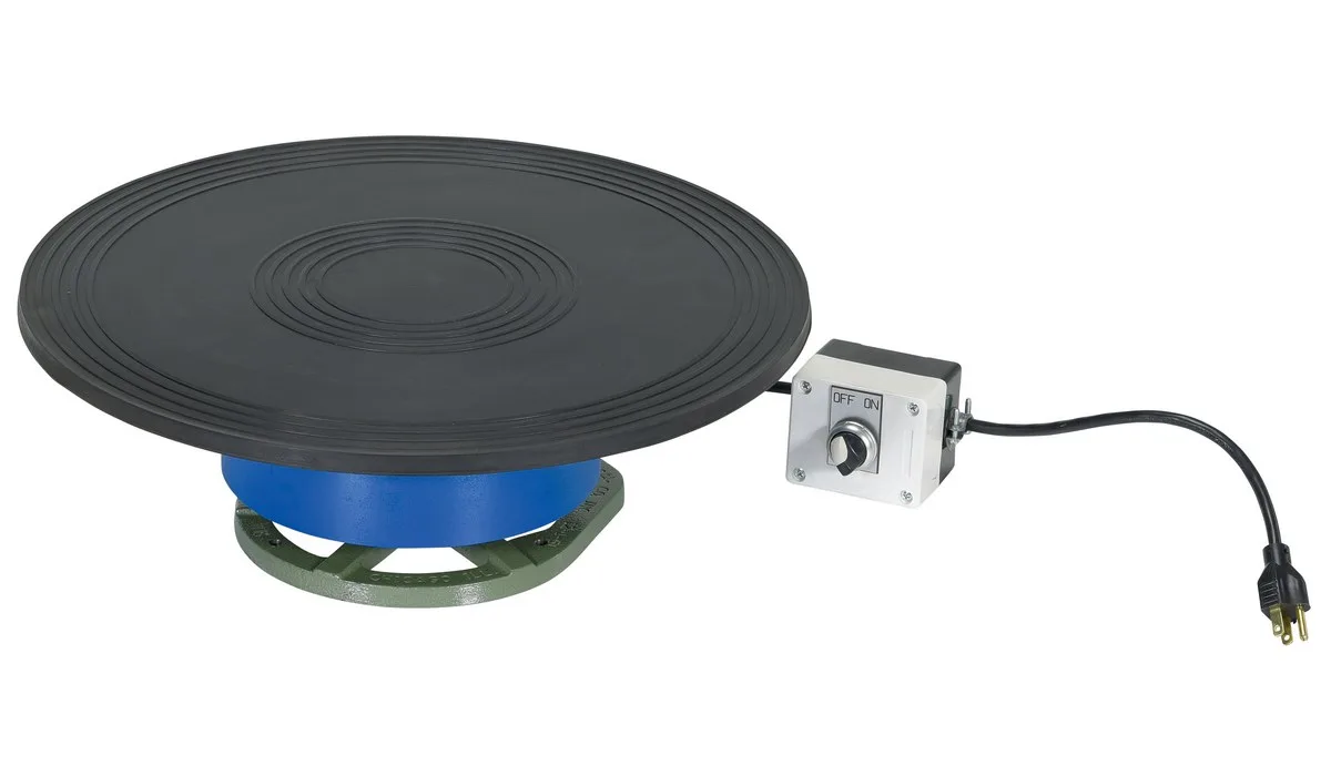 Vestil PT-250 powered turntable