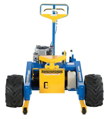Vestil PTM-GPT gas powered trailer mover shown from an alternate angle