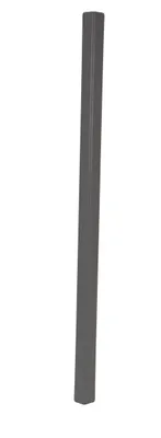 Vestil PVC Plastic Corner Protector with Aluminum Insert 2 In. x 2 In. x 48 In. 90 Degree Gray