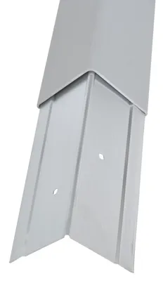 Vestil PVC-A-3-GY pvc plastic corner protectors (aluminum insert) shown from an alternate angle