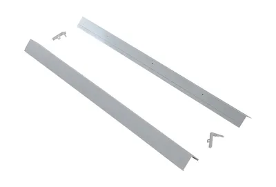 Vestil PVC Plastic Corner Protector with Aluminum Insert 3 In. x 3 In. x 48 In. 90 Degree Gray