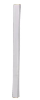 Vestil PVC Plastic Corner Protector with Aluminum Insert 3 In. x 3 In. x 48 In. 90 Degree White