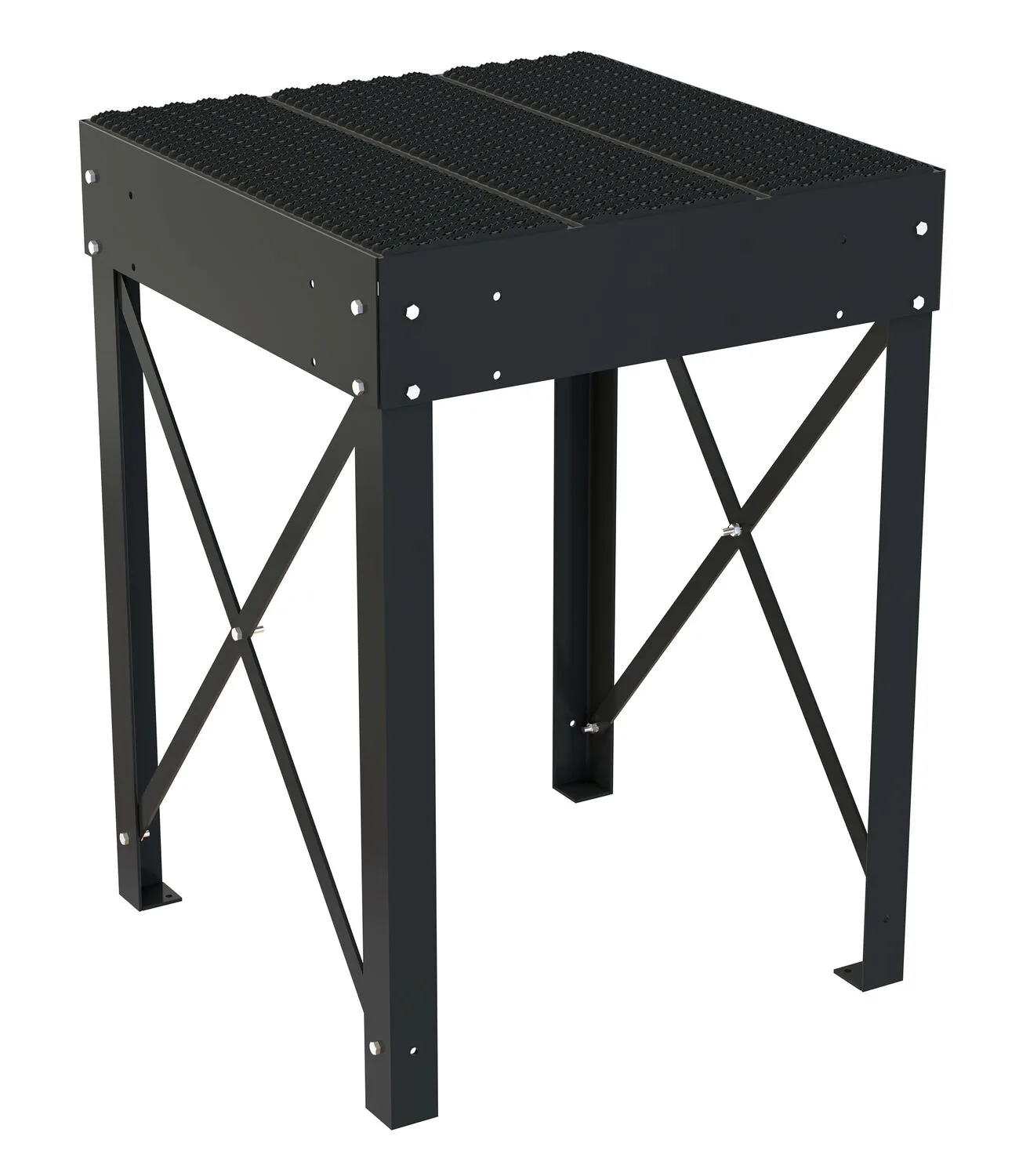 Vestil PWPS-50-3636-BK modular steel work platform system