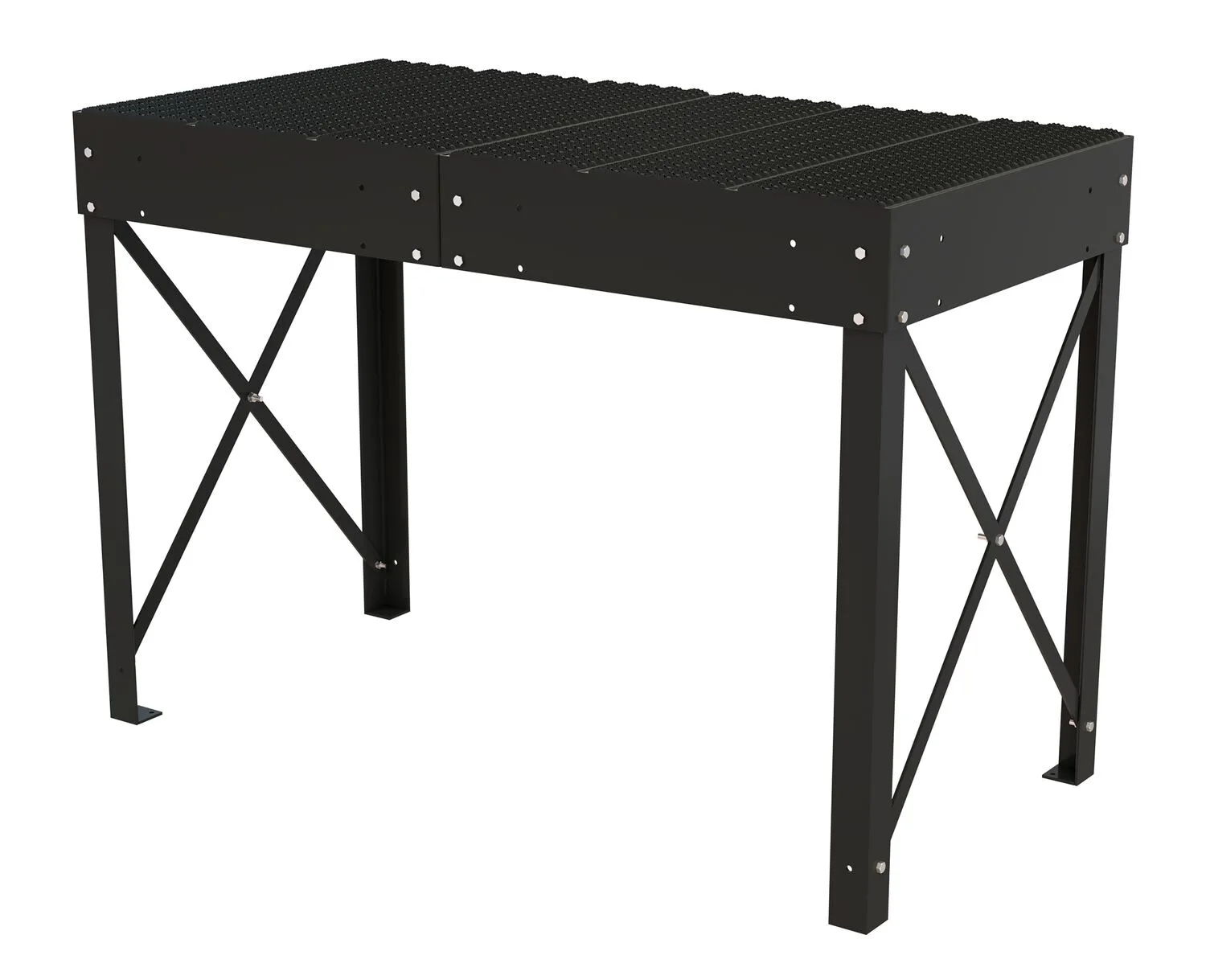 Vestil PWPS-70-3672-BK modular steel work platform system