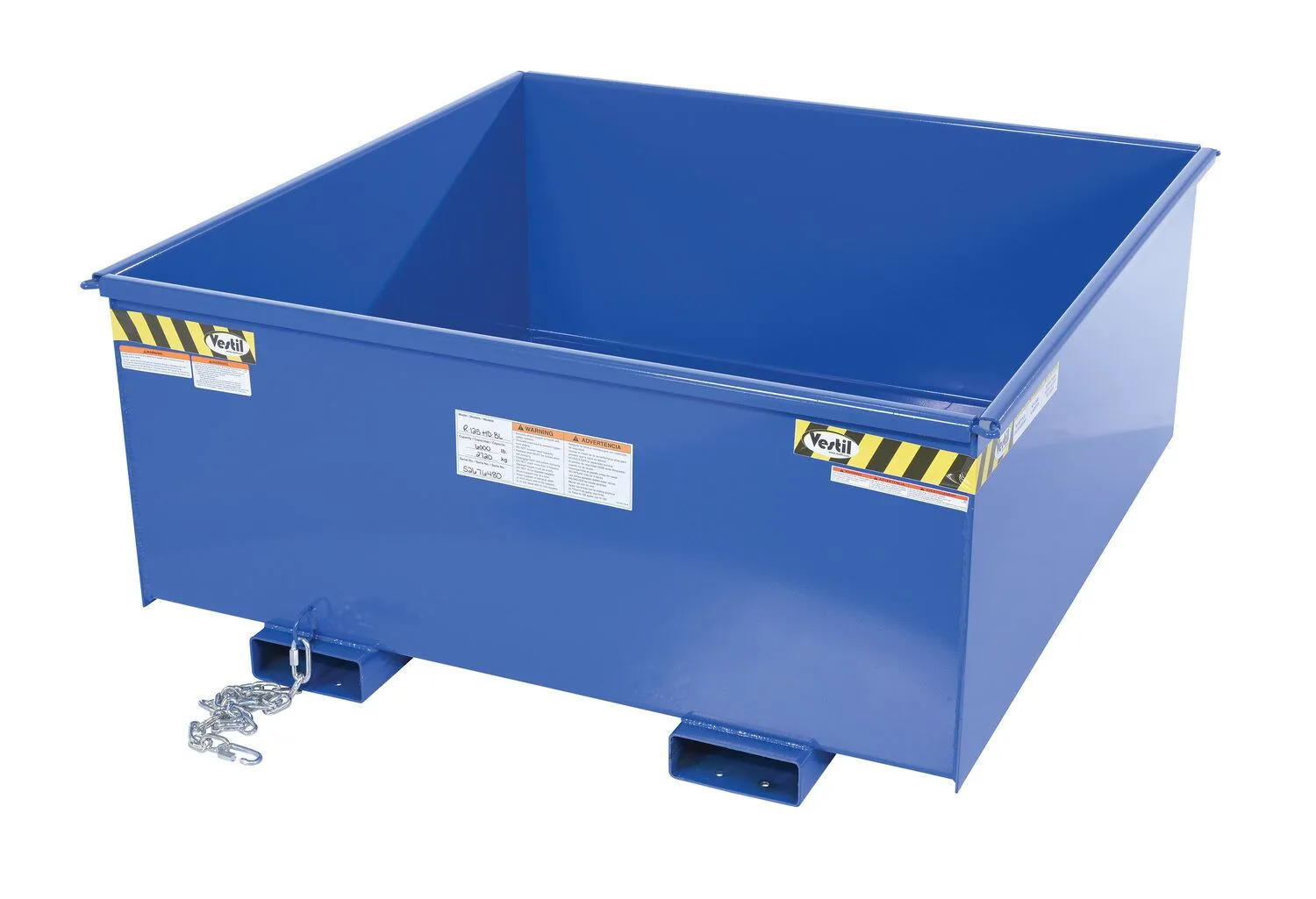 Vestil R-125-HD-BL rotational box hopper