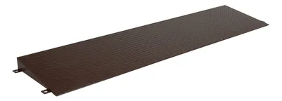 Vestil Steel Edge-O-Dock Leveler Approach Ramp 24 In. x 98 In. x 4 In. 30,000 Lb. Capacity Brown