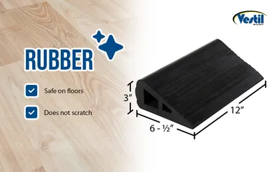 Vestil RBW-5 industrial rubber wedge feature highlights