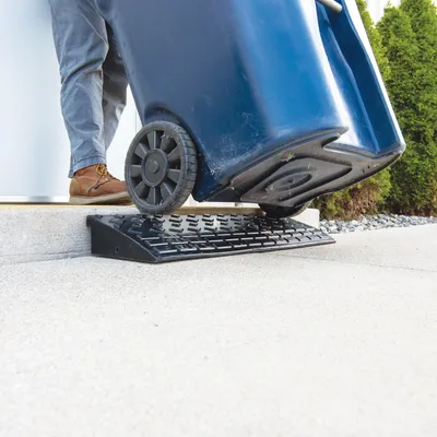 Vestil RCR-35 rubber ramp shown from an alternate angle